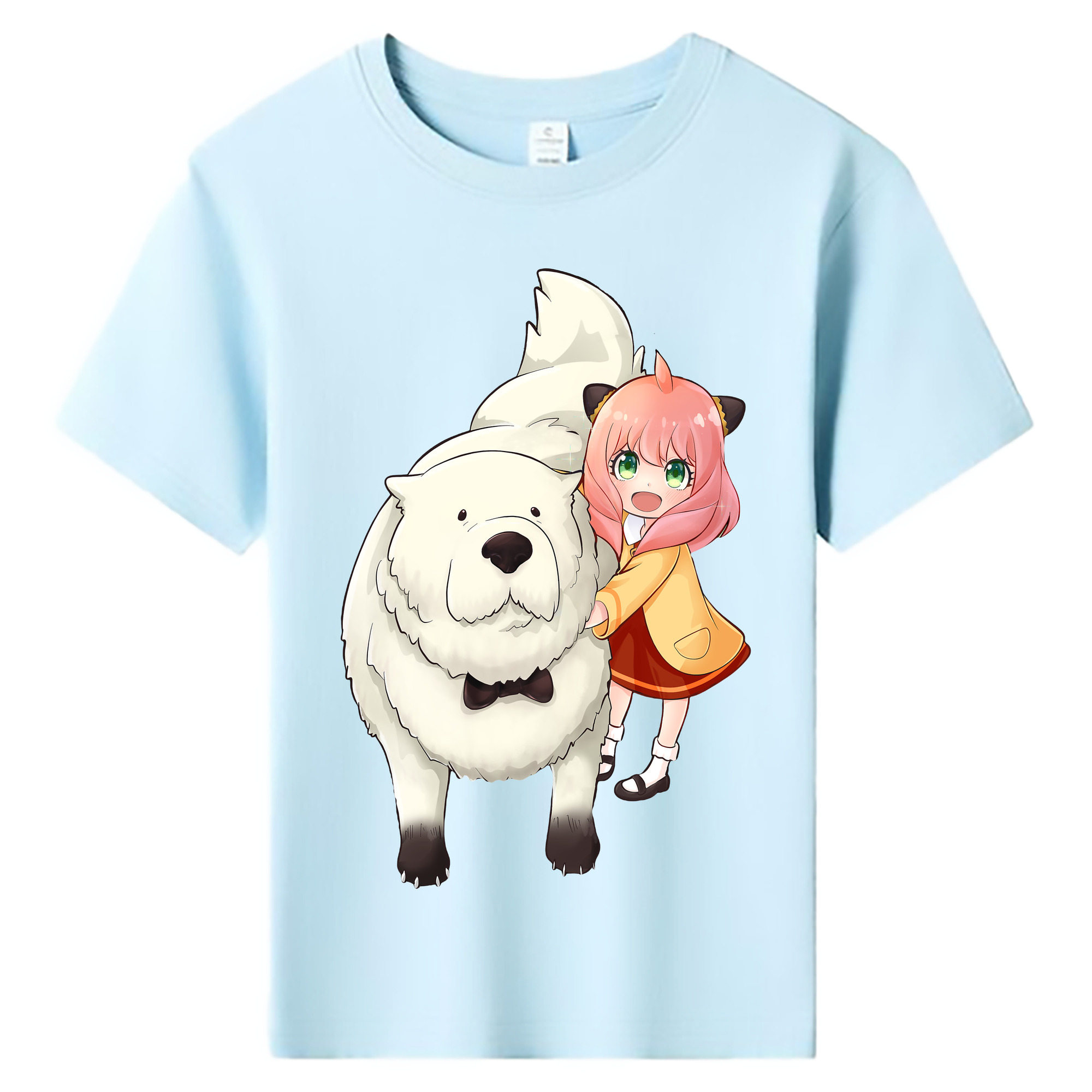 （画像用） SPY×FAMILY间谍家家酒 綿100％キッズTシャツ（フロントプリント）